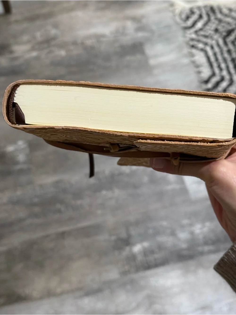 Genuine leather journal handmade in Italy